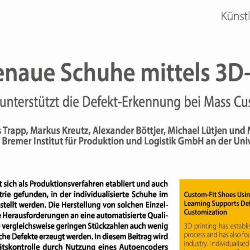 Passgenaue Schuhe mittels 3D-Druck